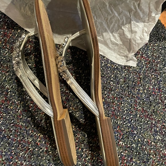 SOLD NOT FOR SALE Naturalizer Fallyn silver strap & clear rhinestone - Picture 8 of 11